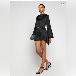 Reformation Anaya Silk Two Piece